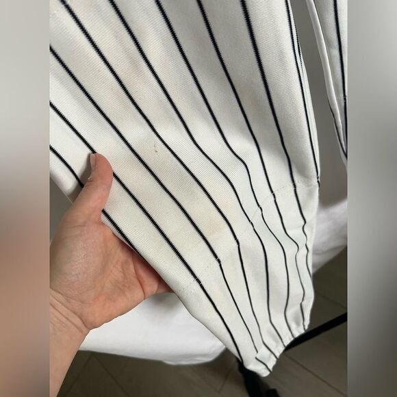 Wilson Men’s Baseball Pants White Black Stripe, Gray and Black stripe 2 pairs XL - Picture 4 of 13